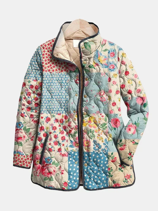 The Patchwork Floral Quilted Jacket