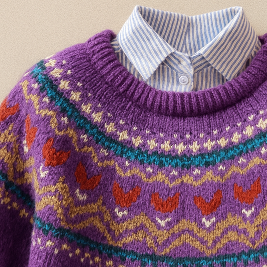 Solva Classic Vintage Knit Sweater