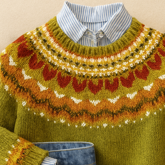 Ardent Classic Vintage Knit Sweater
