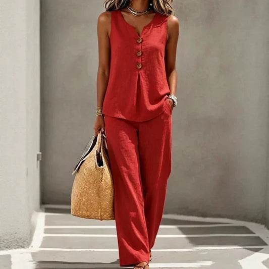 Iria Relaxed Autumn Two-Piece Set