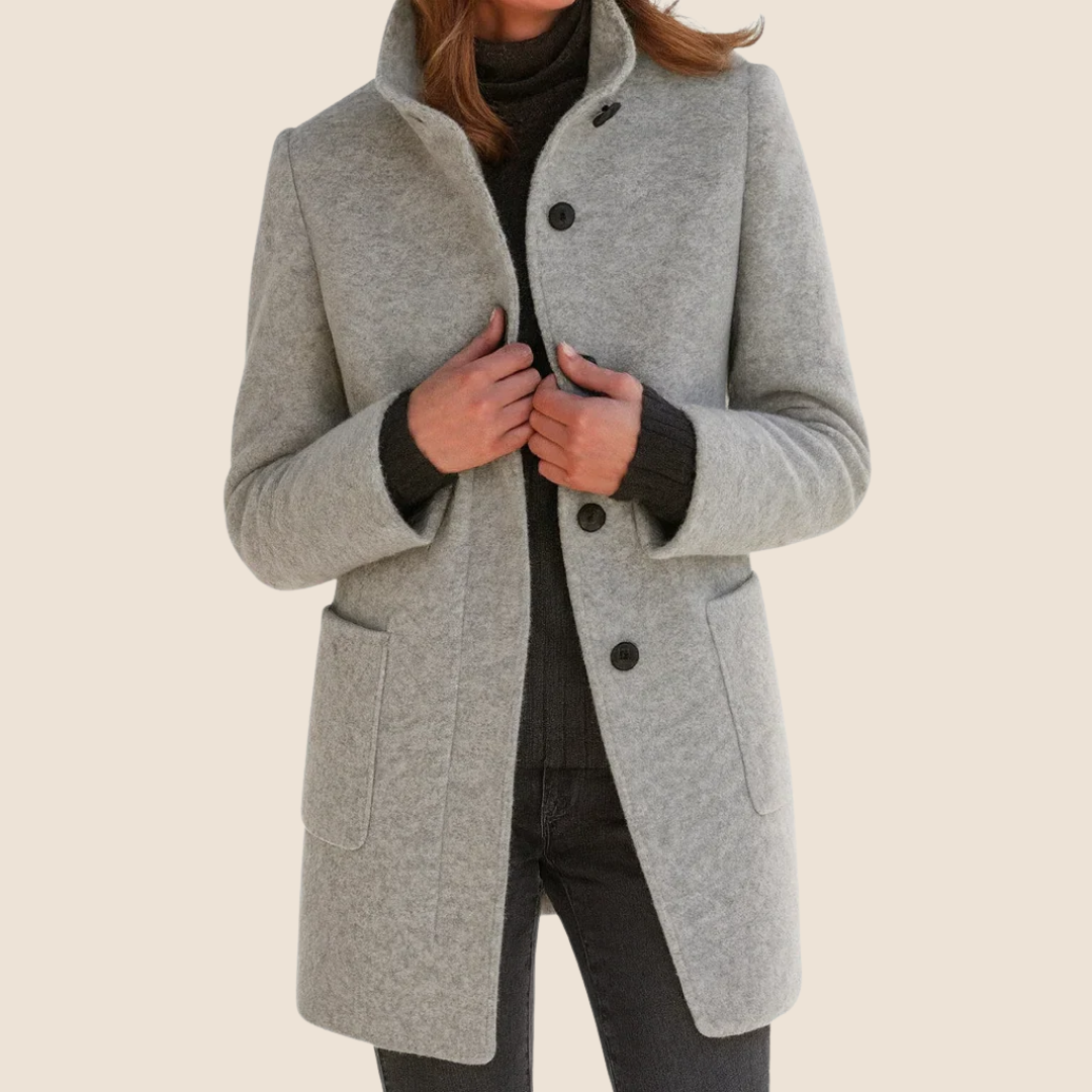 Éléonore | Midi Wool-Blend Coat