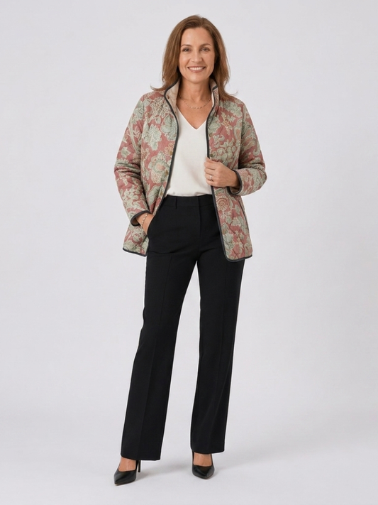 The Terracotta Quilted Jacket