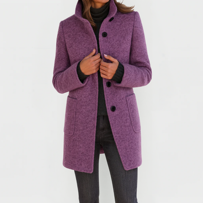 Éléonore | Midi Wool-Blend Coat