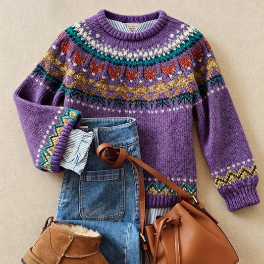 Solva Classic Vintage Knit Sweater
