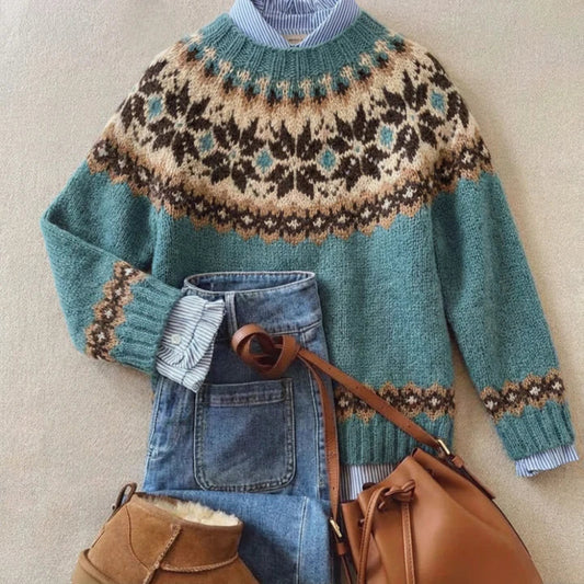 Vellaro Chic Vintage Knit Sweater
