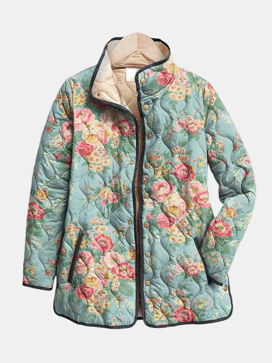 The Celadon Rose Quilted Jacket