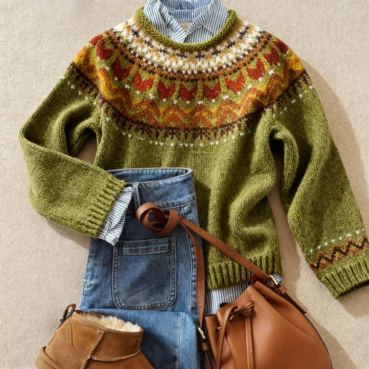 Ardent Classic Vintage Knit Sweater