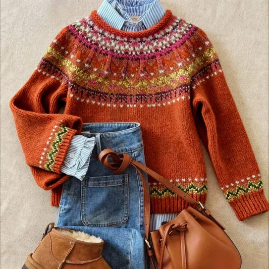 Simona Chic Vintage Knit Sweater