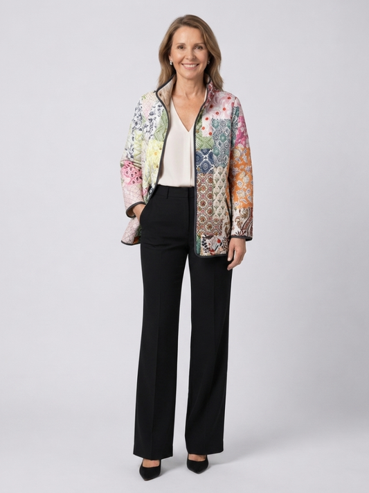 The Bohemian Patchwork Quilted Jacket