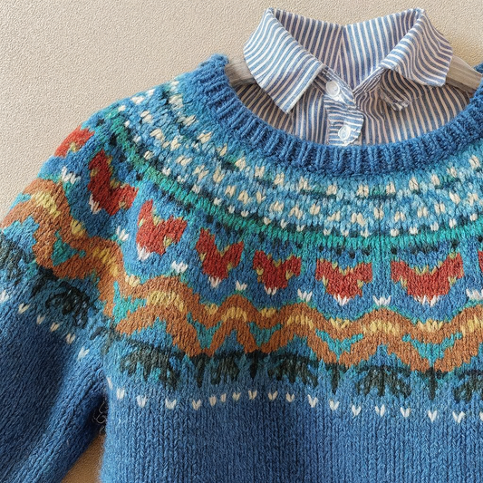 Velvo Classic Vintage Knit Sweater
