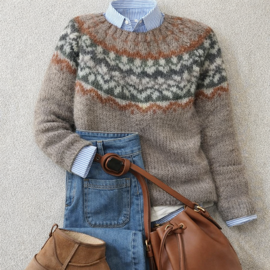 Ashley Heritage Nordic Knit Sweater