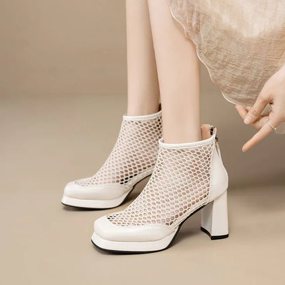 STELLA HEELS Chunky Block Heels