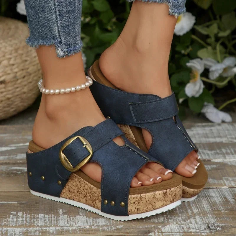 BELLA SANDALS Strappy Platform Sandals