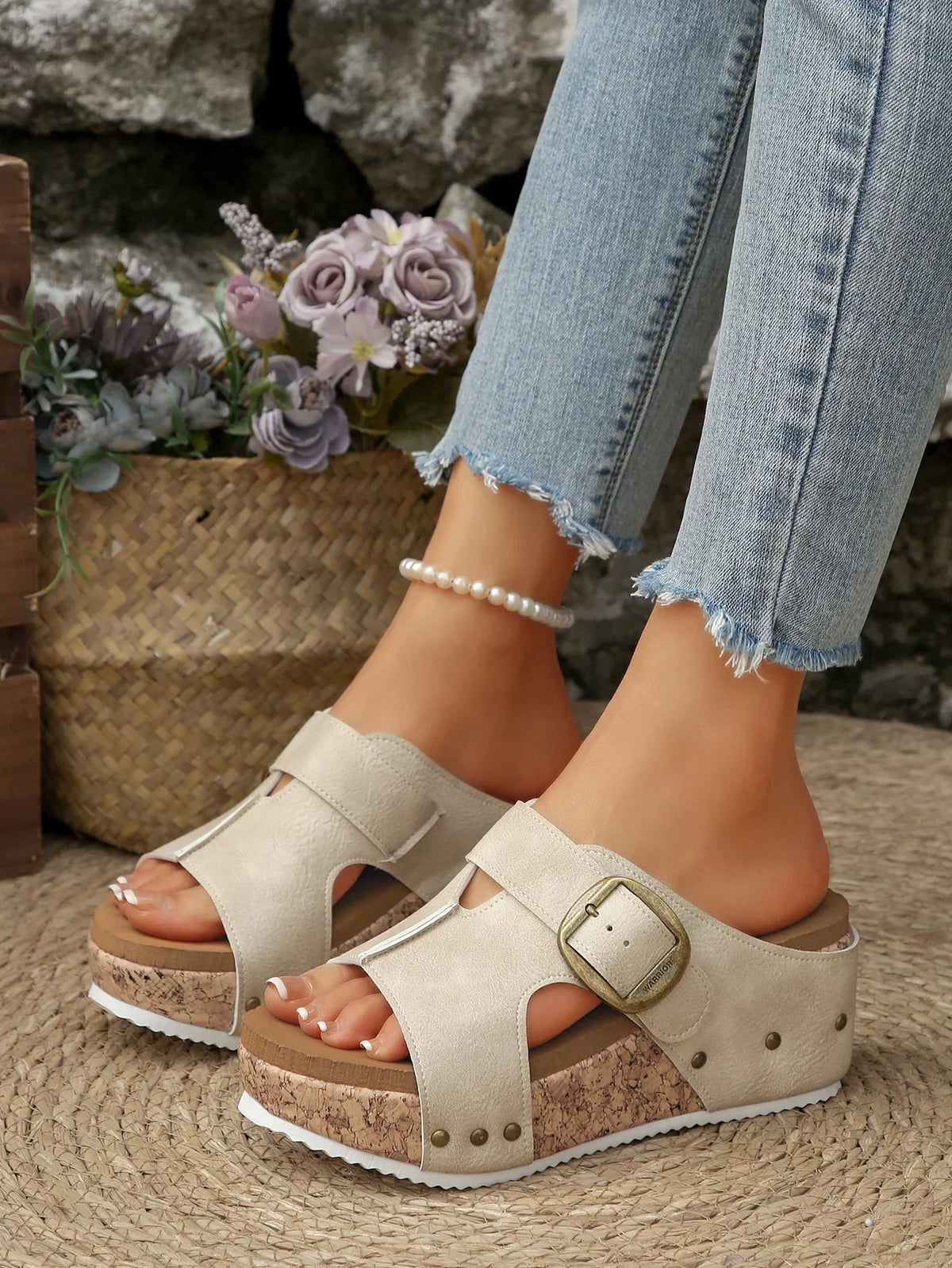 BELLA SANDALS Strappy Platform Sandals