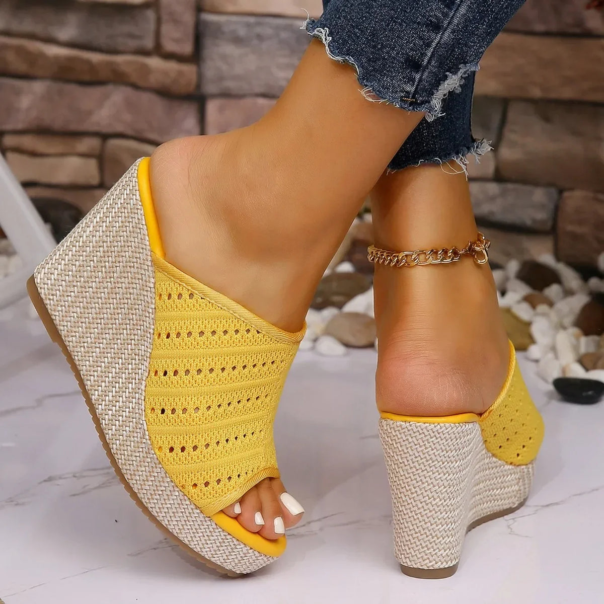 AMELIE WEDGES Bohemian Autumn Wedges