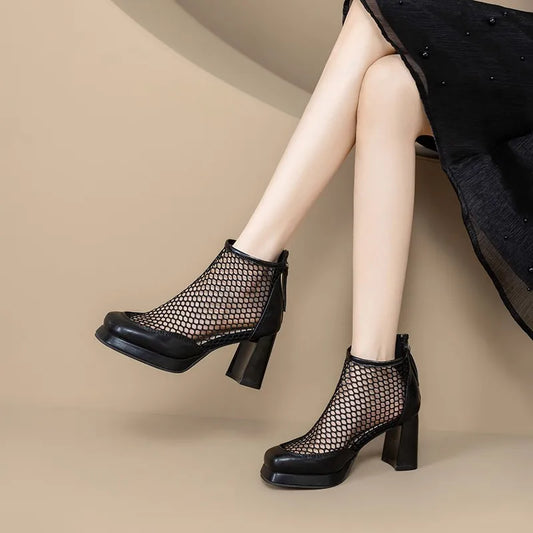 STELLA HEELS Chunky Block Heels