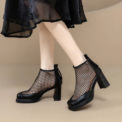 STELLA HEELS Chunky Block Heels
