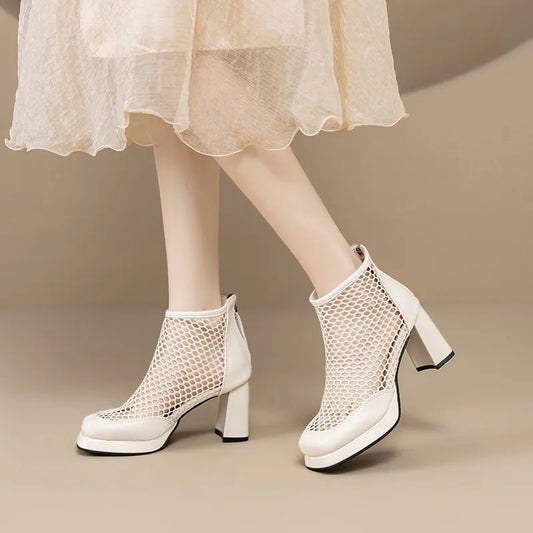 STELLA HEELS Chunky Block Heels