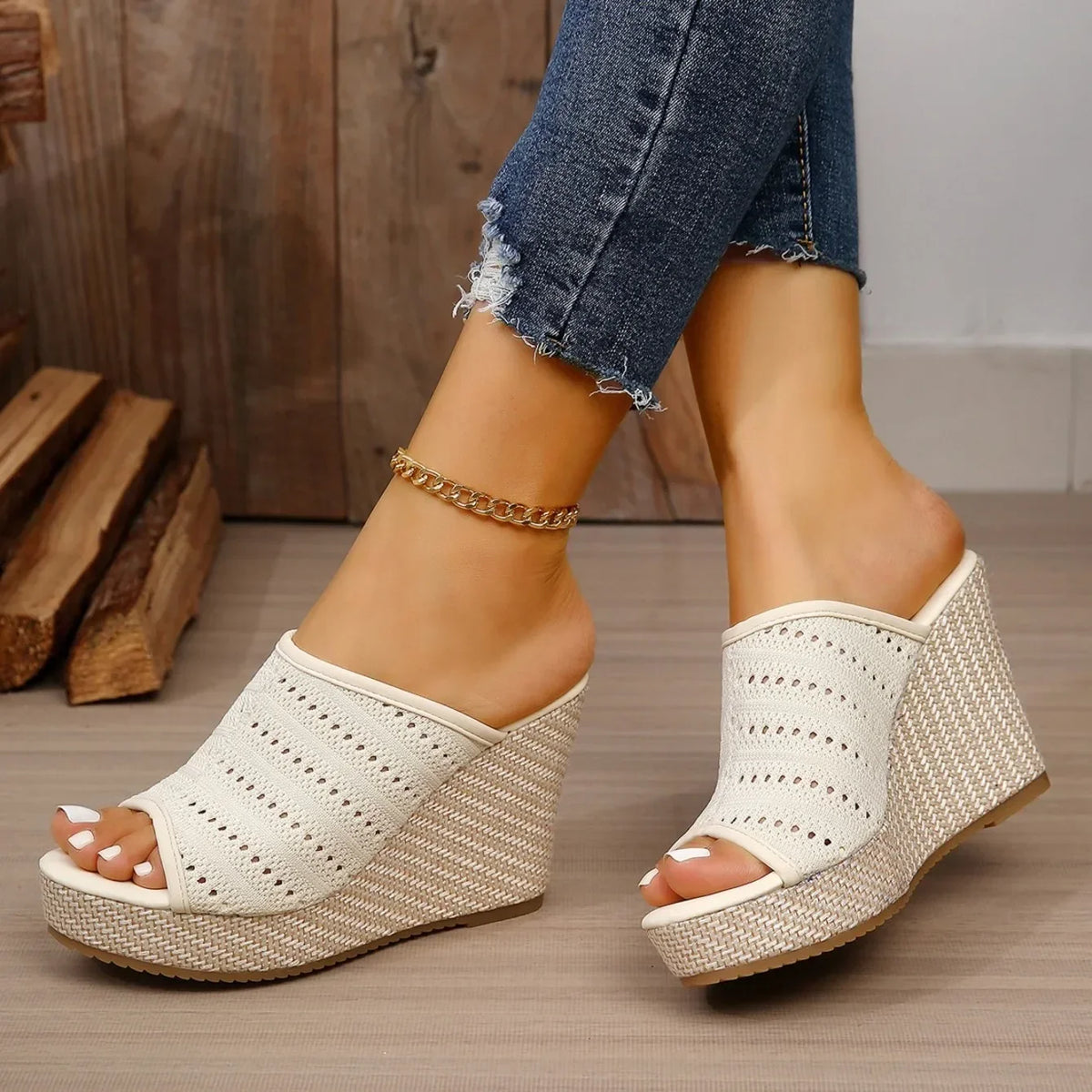AMELIE WEDGES Bohemian Autumn Wedges