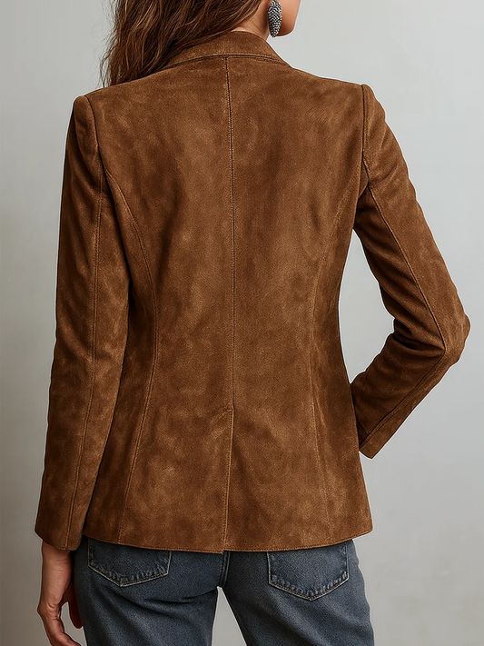MARCELLE Cognac Vintage Blazer
