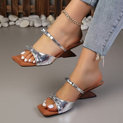 VALENTINA SLINGBACKS Bow Detail Slingback Heels