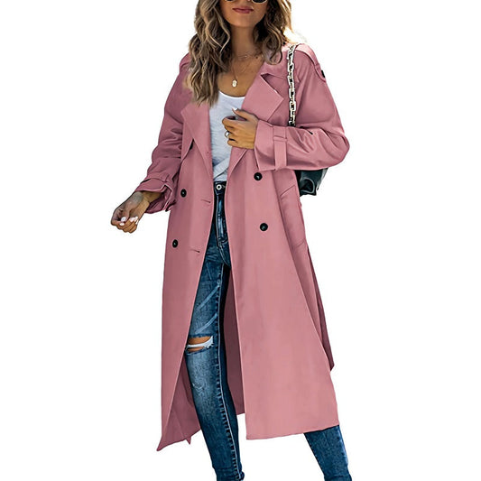 Mae Classic Autumn Trench Coat