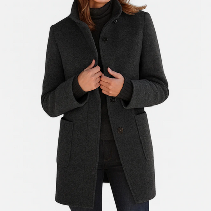 Éléonore | Midi Wool-Blend Coat