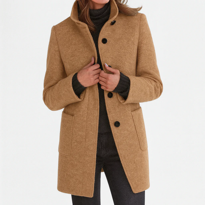 Éléonore | Midi Wool-Blend Coat
