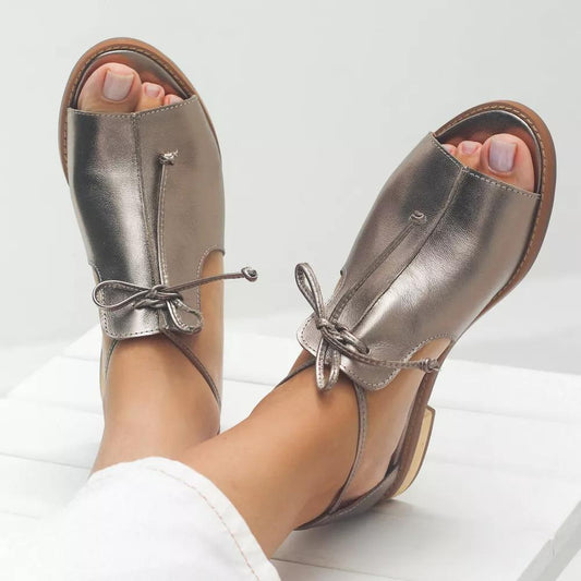 Olive Stylish Autumn Sandals
