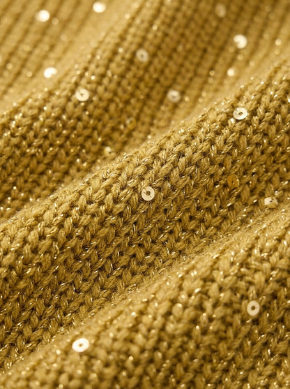 Karina | Oversized Gold-Button Cardigan