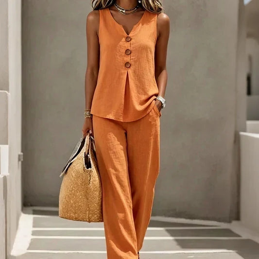 Iria Relaxed Autumn Two-Piece Set